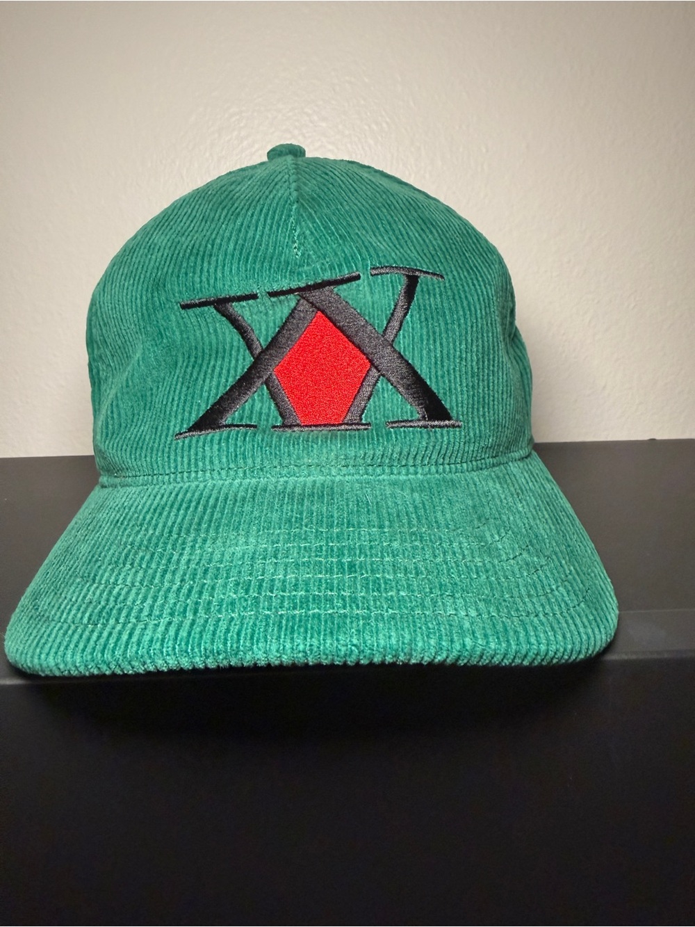 Hunter X Hunter Association Logo Green Corduroy SnapBack Cap GON Hot Topics